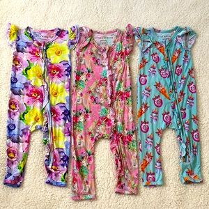 3 Little Bum Bums Romper with zipper 18-24 months